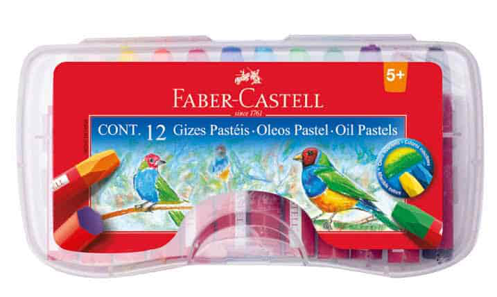 FABER CASTELL OLEO PASTEL X12 ESTUCHE RIGIDO