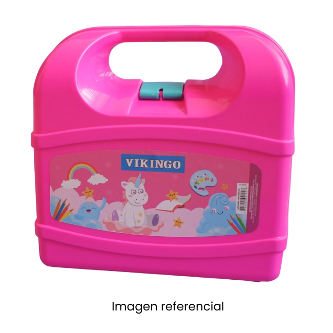 VIKINGO LONCHERA PLAST UNICORNIO A22
