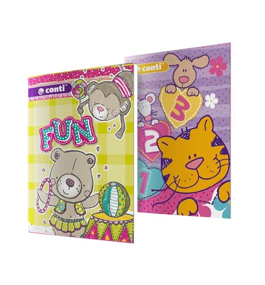 CONTI CUADERNO A4 CUADRI DISEÑO MUJER 80H 