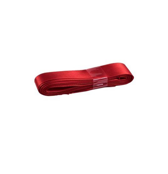 CINTA SATINADA 7MM ROJO X10MT