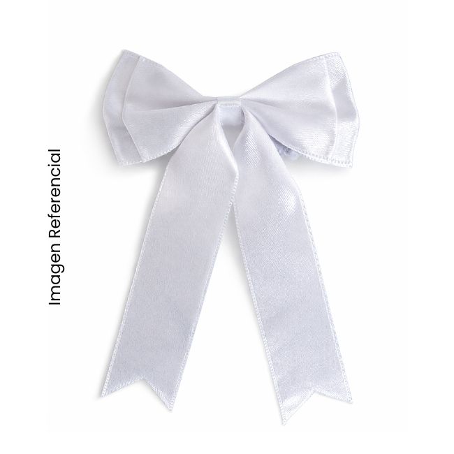 LAZO PARA CABELLO BLANCO NIÑAS SINTETICO