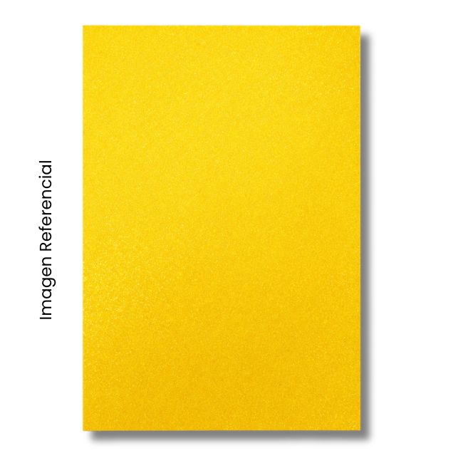 MICROPOROSO A4 ESCARCHADO ADHESIVO AMARILLO 