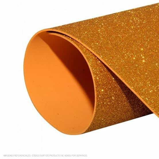 MICROPOROSO A4 ESCARCHADO ADHESIVO NARANJA 