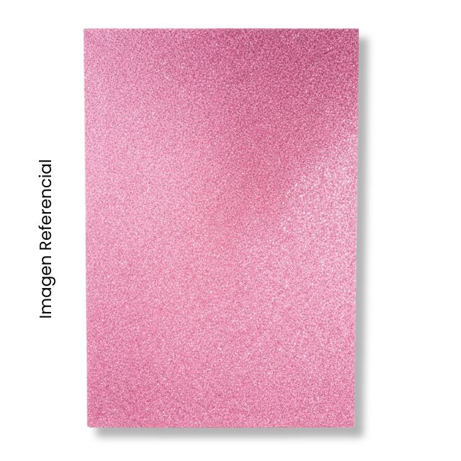 MICROPOROSO A4 ESCARCHADO ADHESIVO ROSADO 