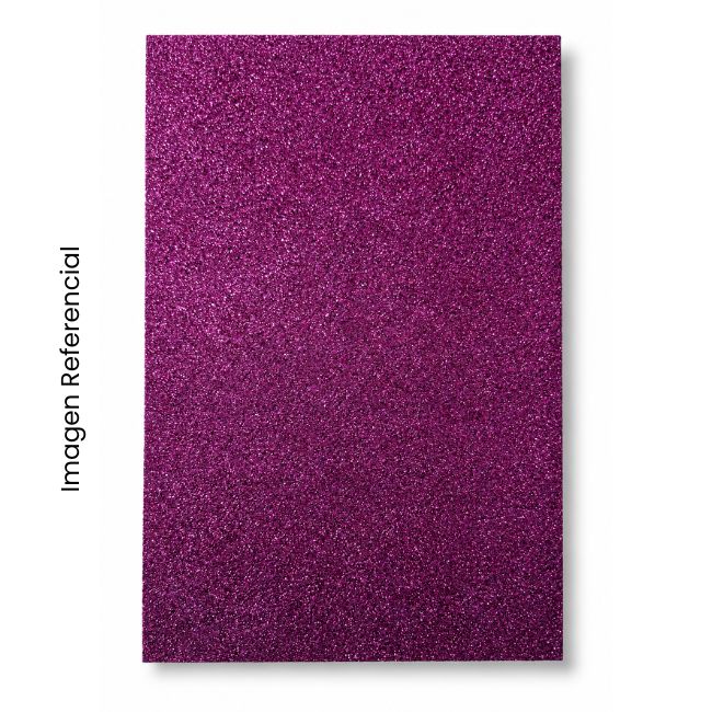 MICROPOROSO A4 ESCARCHADO ADHESIVO MORADO 