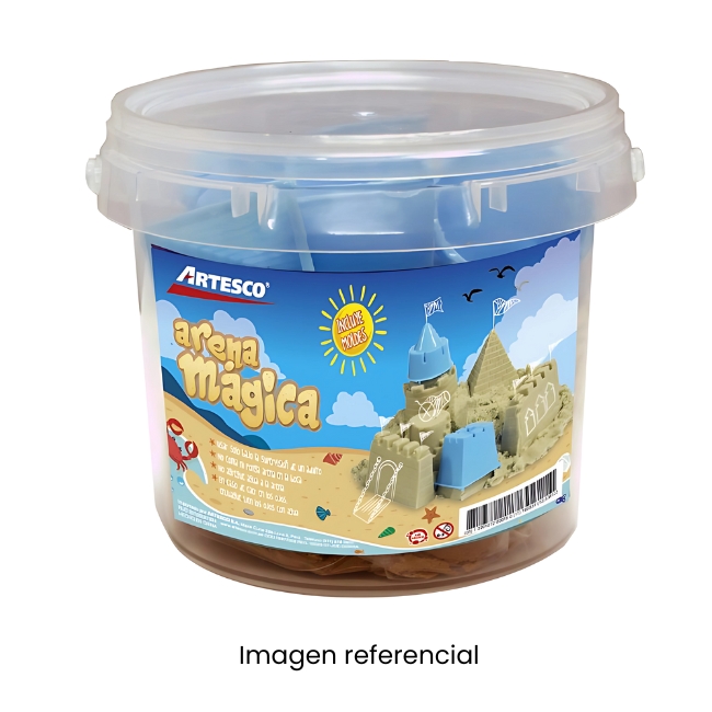 ARTESCO ARENA MAGICA BALDE 500GR +6MOLD