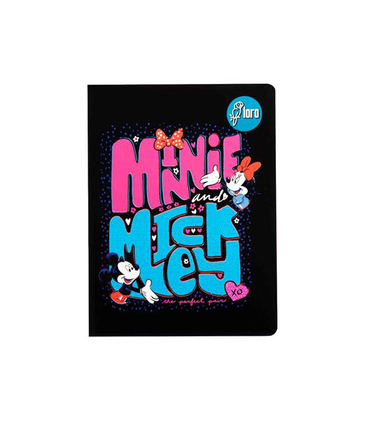LORO CUADERNO A4 2X2 MICKEY Y MINNIE 80H 