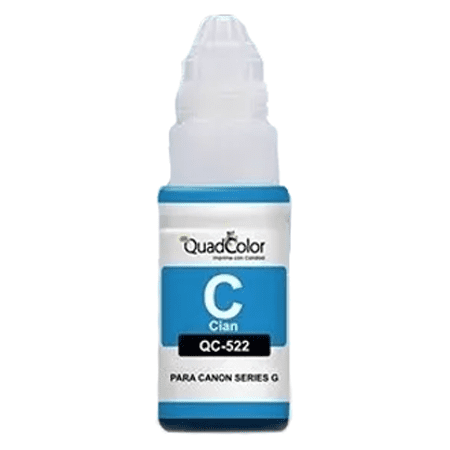 QUADCOLOR TINTA QC-522 CANON CYAN 70 ML