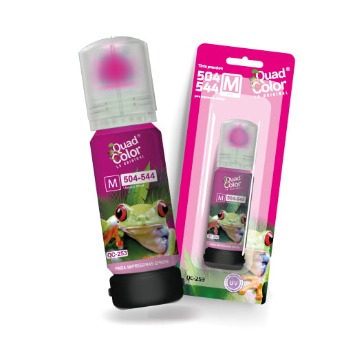 QUADCOLOR TINTA QC-253 EPSON 544/504 MAGENTA 70 ML