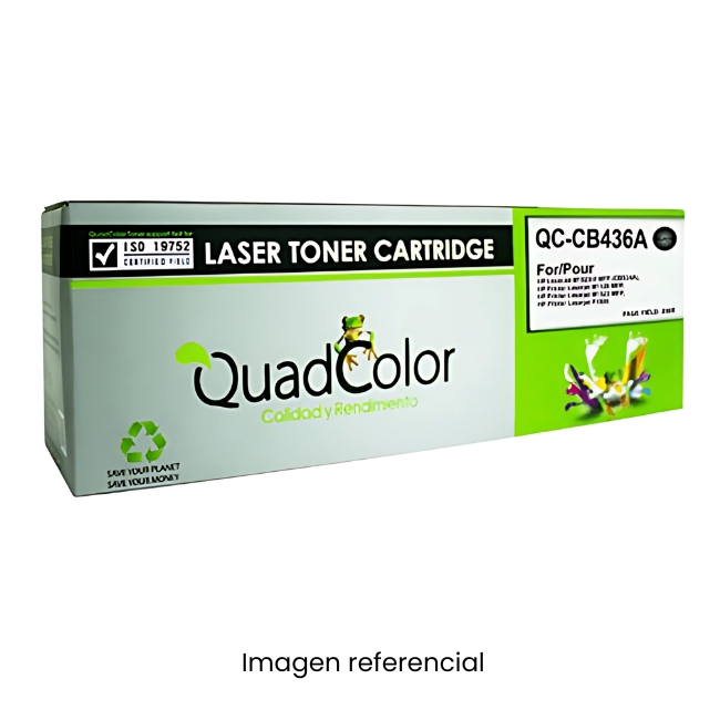 QUADCOLOR TONER QC-436A HP NEGRO