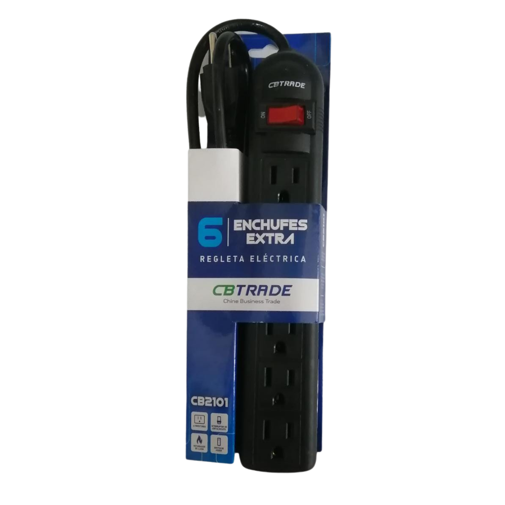 CBTRADE SUPRESOR CB2100/ 6 SAL / NIVEL1 / CAP. 2200W / VOLTAJE:120V/220V