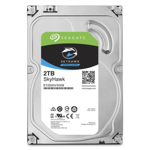 SEAGATE DISCO DURO INTERNO 2TB SATA SKYHAWK