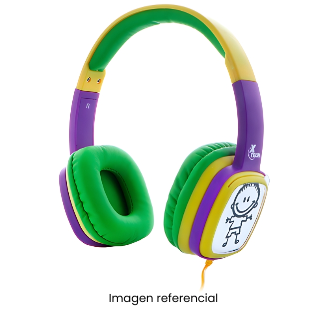 XTECH AUDIFONO SOUND ART XTH-350YL VERDE