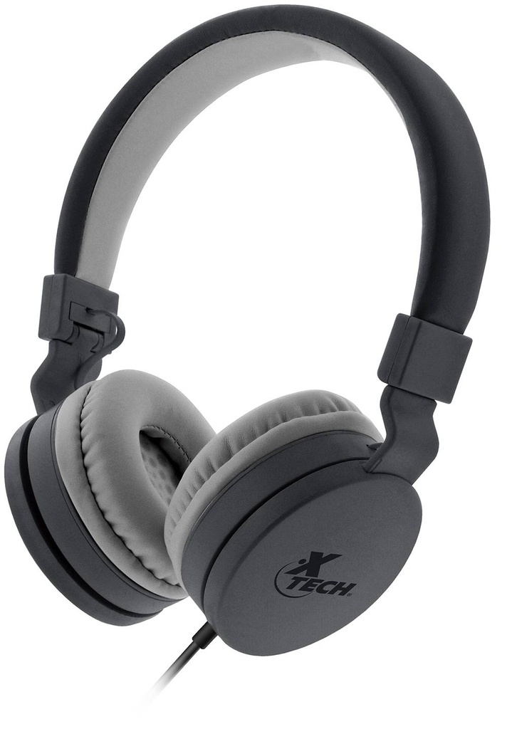 XTECH AUDIFONO XTH-340 NEGRO CABLEADO