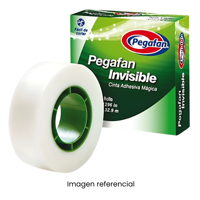 PEGAFAN CINTA INVISIBLE 3/4PULG X 36 YDS (ACETATO)