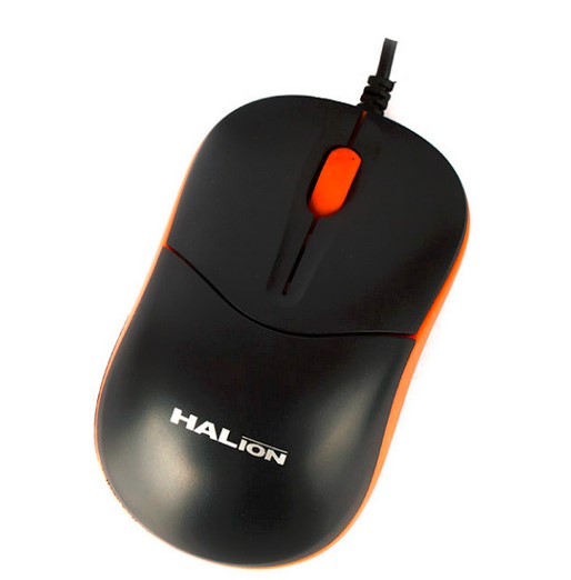 HALION MOUSE SURF HA-M1965 USB NG/NARANJA