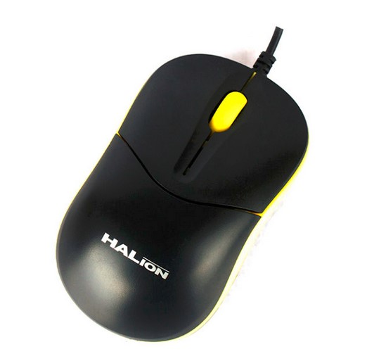 HALION MOUSE SURF HA-M1965 USB NG/AMARILLO
