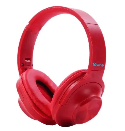 ONE JINGLE EHP-601 AUDIFONO ROJO PLEGABLE