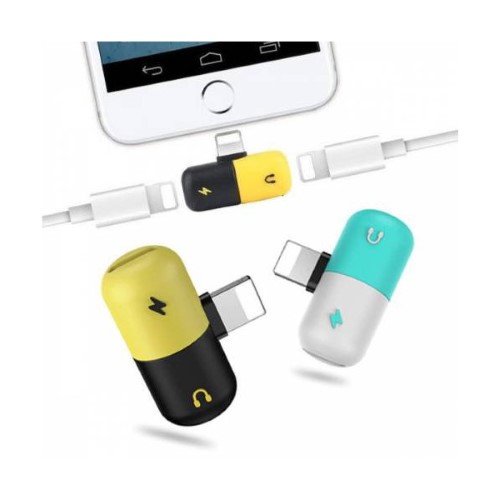 ADAPTADOR IPHONE CARGA Y AUDIO LIGHTING