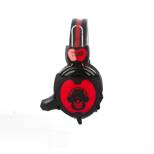 HALION AUDIFONO GAMER S2 DRAGON NEGRO/ROJO