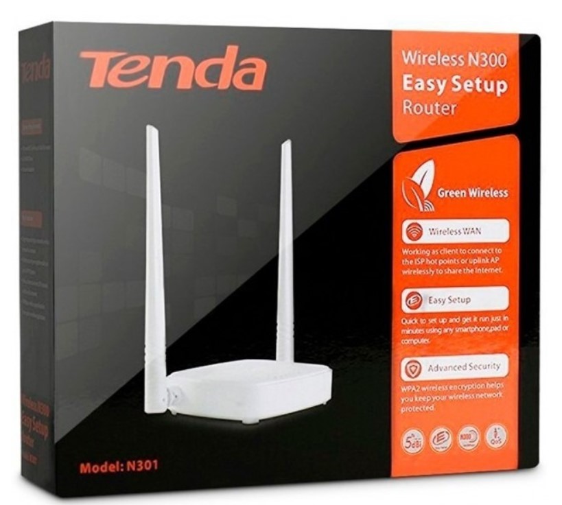 TENDA ROUTER INALAMBRICO N301-N300