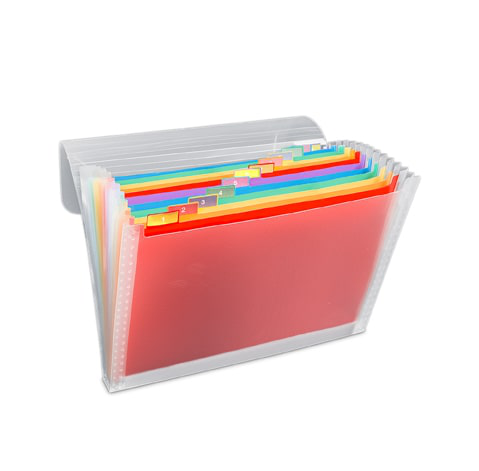 ARTESCO ARCHIVADOR ACORDEON A4 13 DIV MULTICOLOR