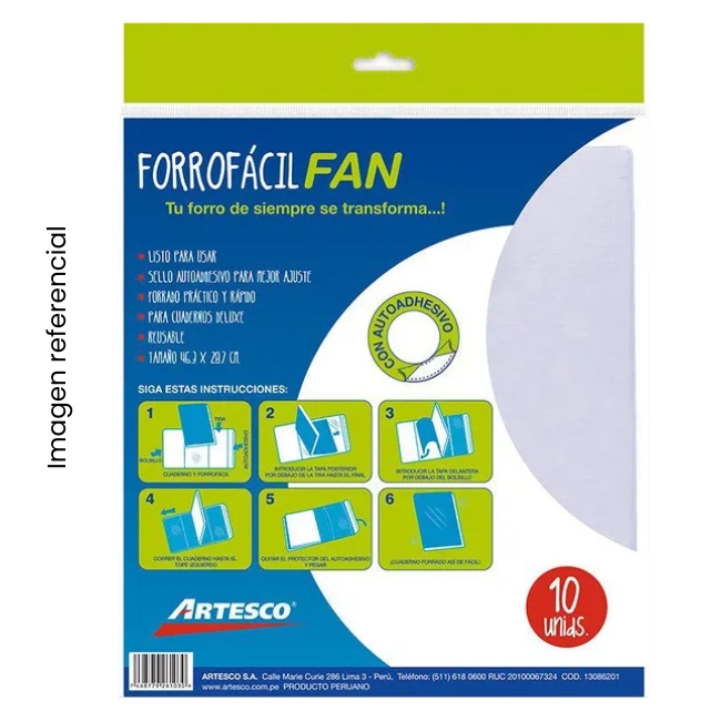 ARTESCO FORRO LISTO ADH PQTX10 ECO