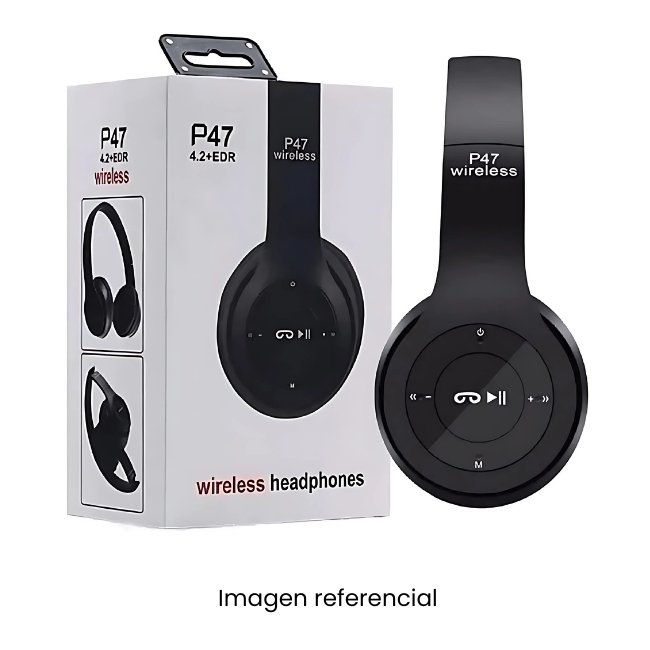 AUDIFONO P47 BLUETOOTH 5.0 B-07V