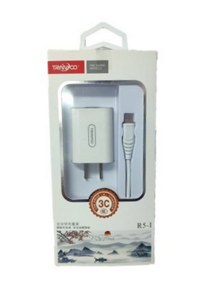TRANYOO CARGADOR + CABLE IPHONE LIGHTING (R5-1P)