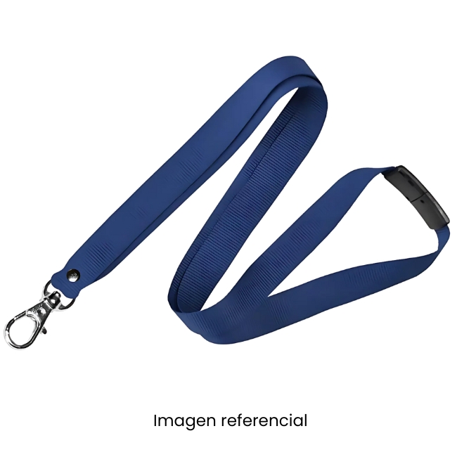 CINTA COLGANTE P/FOTOCHECK AZUL MARINO AR-00187