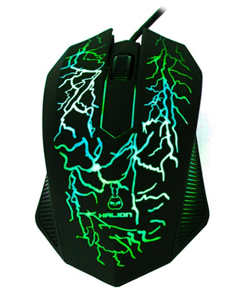 HALION MOUSE GAMER HA-M326 CRACKER 3BOT / DPI 1200/ 7COL