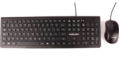 HALION KIT TECLADO MULTIMEDIA Y MOUSE USB HA-K205C