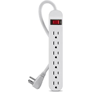 SUPRESOR DE PICOS 6 TOMAS BLANCO