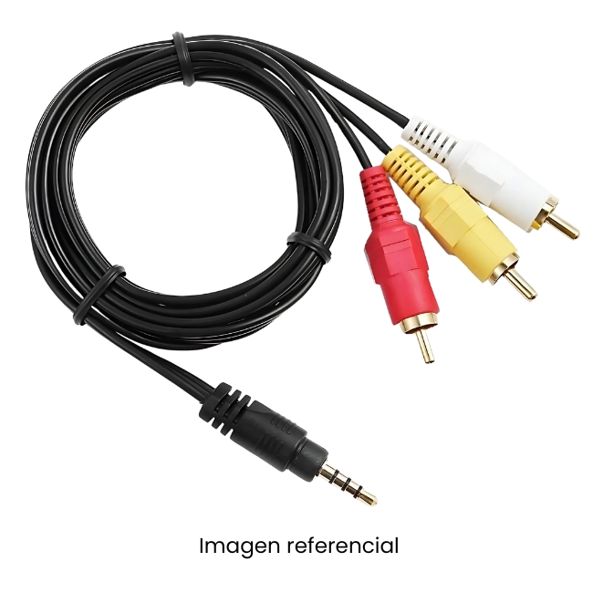 CABLE AUDIO 1X3 RCA 1.50M