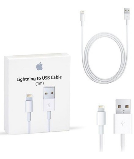 CABLE DATOS LIGHTNING A USB 1M