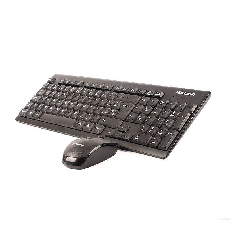 HALION KIT TECLADO Y MOUSE INALAMBRICO HA-K206W