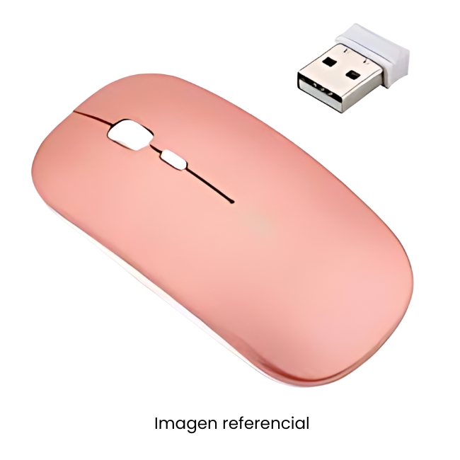 CBTRADE MOUSE INALAMBRICO CB2077 RECARGABLE ROSADO