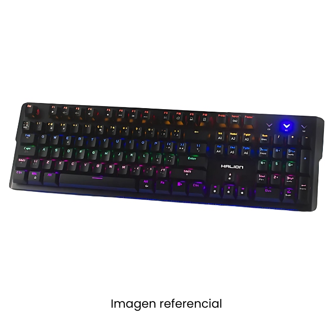HALION TECLADO MECANICO GAMER MUSTANG HA-K940 LED