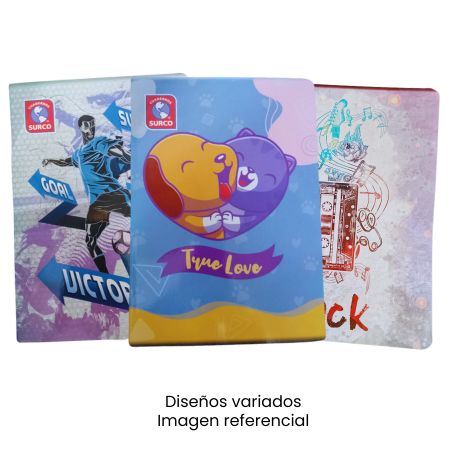 SURCO CUADERNO A4 CUADRI DISEÑO 72H 