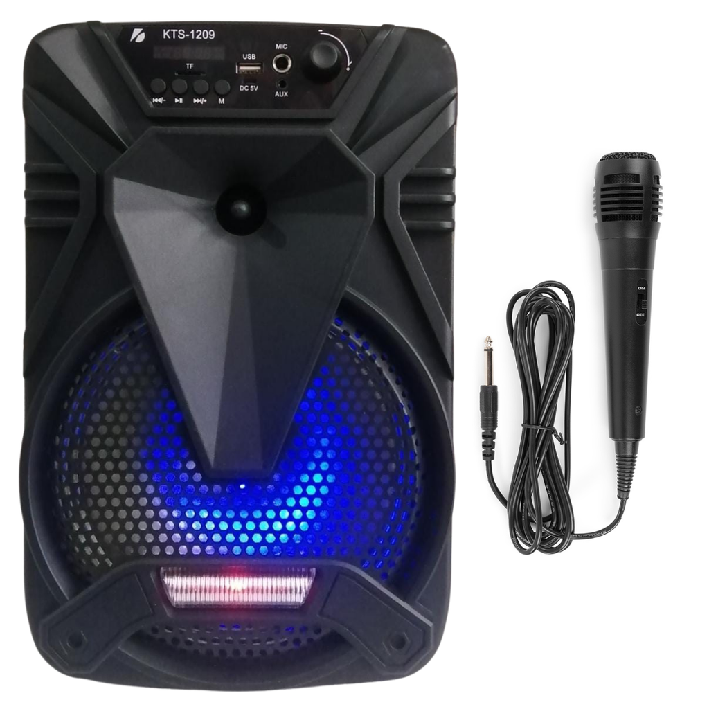 KTX PARLANTE 8PULG CONTROL + MICROFONO KTS-1209