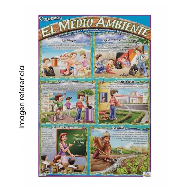 LAMINA 50X70 EL MEDIO AMBIENTE