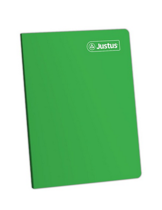 JUSTUS CUADERNO A4 CUADRI SOLIDO SURTIDO 80H 