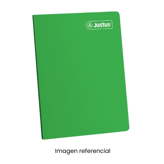 JUSTUS CUADERNO A4 CUADRI SOLIDO SURTIDO 80H 
