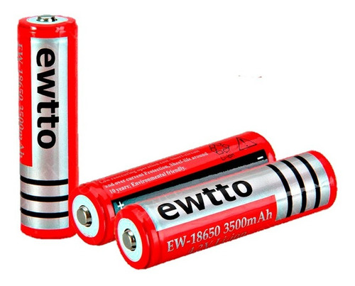 EWTTO BATERIA RECARGABLE PARA POWER BANK 3500mAh EW-18650