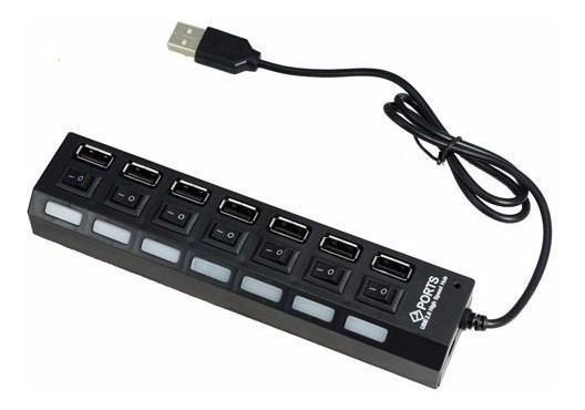 HUB USB 2.0 HI-SPEED 07 PUERTOS