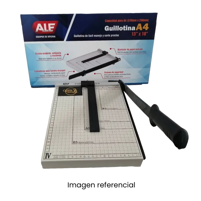 ALE GUILLOTINA BASE METALICA A4 13"X10"