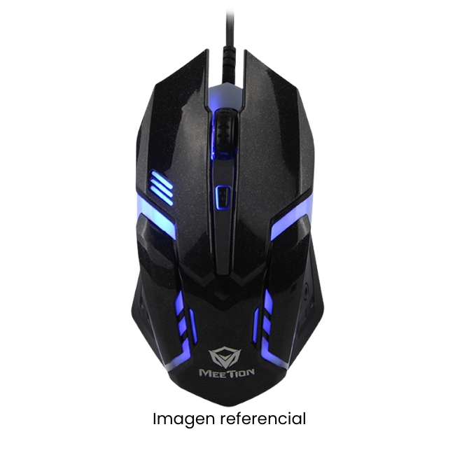 MEETION MOUSE GAMER M371 RGB 4 COLOR/ DPI REGULABLE 800/ 1200/ 1600