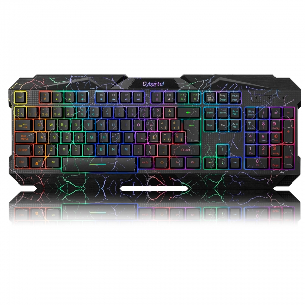 CYBERTEL TECLADO GAMER TWISTER CYB K209+ MULTIMEDIA USB LED