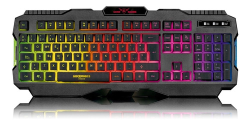 MICRONICS TECLADO GAMER XFORCE MIC K821 USB RGB