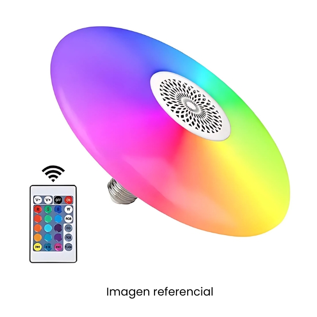 FOCO UFO PARLANTE BLUETOOTH RGB